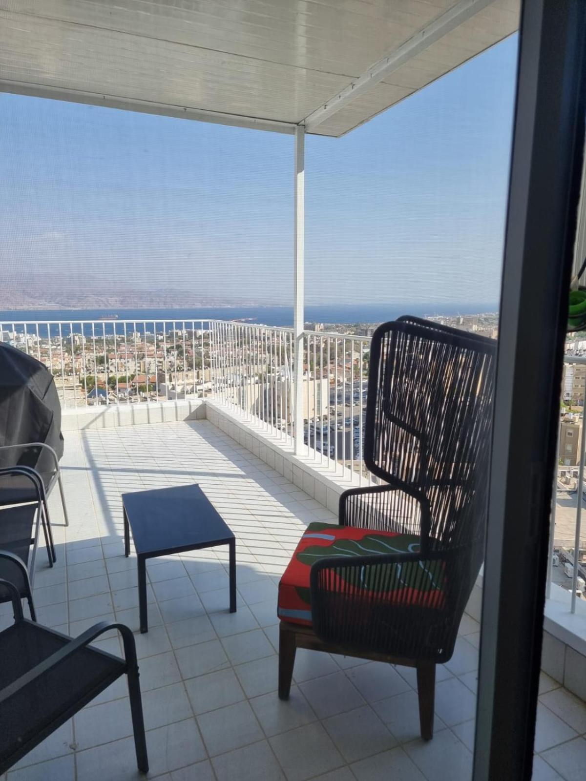 דירת גג נוף המפרץ 1105-6 Appartement Eilat Buitenkant foto